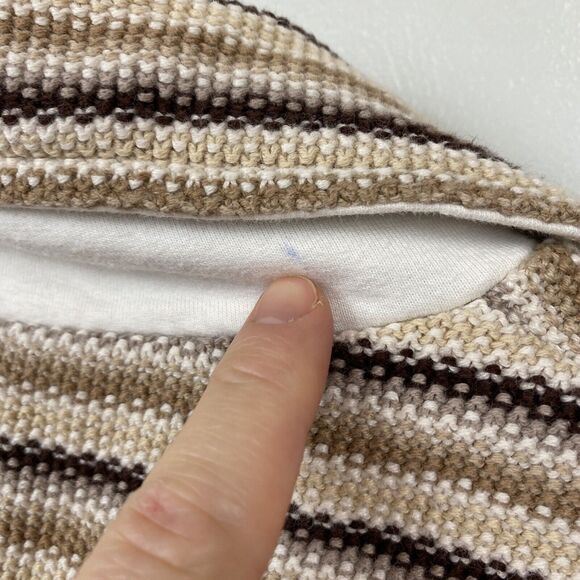 Prana Womens Large L Fleece Lined Rowen Jacket Off White Midweight Cotton Button - Picture 5 of 13